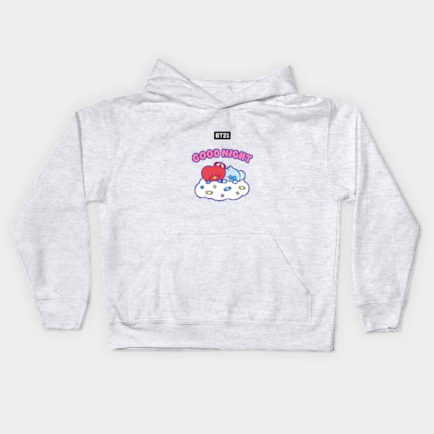 bt21 bts exclusive design 119 Kids Hoodie by Typography Dose